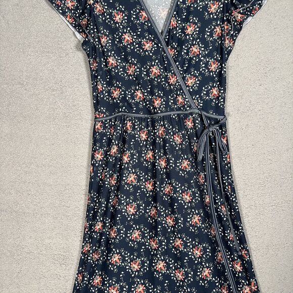 Max Studio Maxi Dress Size S Floral Empire Waist Cottage Ditsy Romantic Feminine - Picture 3 of 16